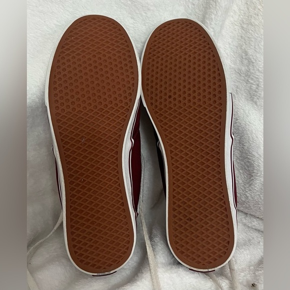 VANS Atwood Womens Size 6 Maroon Red Low Top Canvas Lace Up Sneakers Shoes - Picture 5 of 7